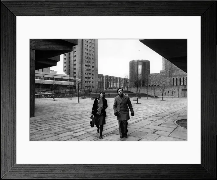 Framed Print : Views across the De Vere Hotel terrace from Fairfax Street towards the Cathedral