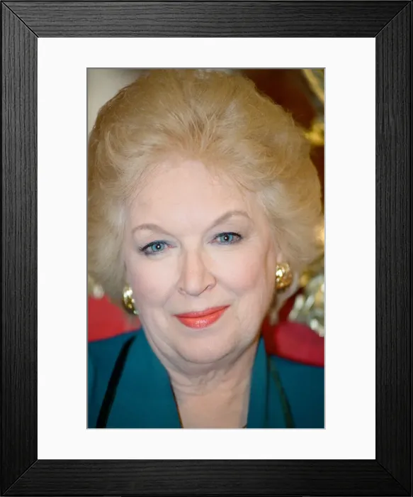 Framed Print : Actress June Whitfield. 15th September 1992 Framed Print : Actress June Whitfield. 15th September 1992