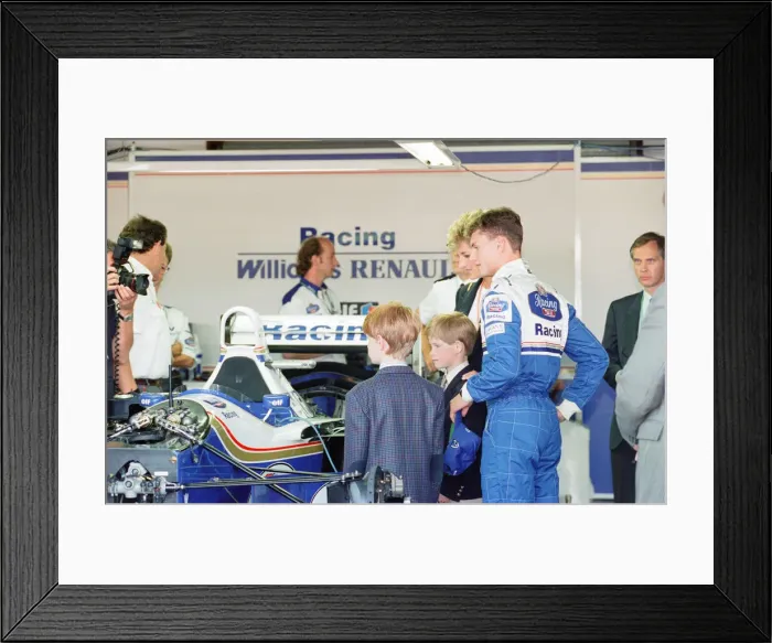 Framed Print : 1994 British Grand Prix, Silverstone, Northamptonshire, England, Sunday 10th July 1994