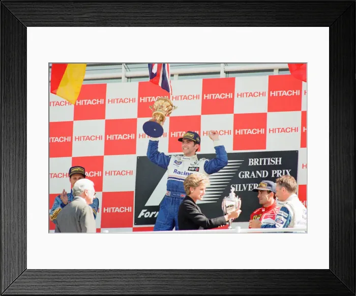 Framed Print : 1994 British Grand Prix, Silverstone, Northamptonshire, England, Sunday 10th July 1994