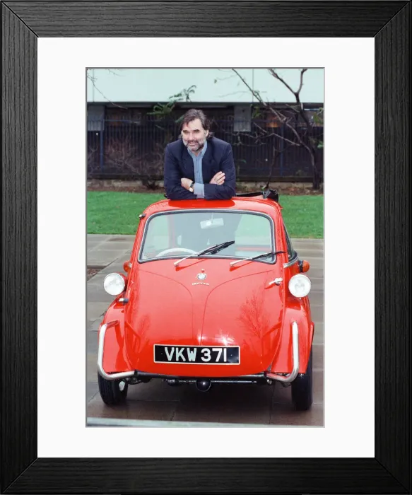 Framed Print : The launch of LWTs The Trouble With the Sixties. Pictured is George Best Framed Print : The launch of LWTs The Trouble With the Sixties. Pictured is George Best