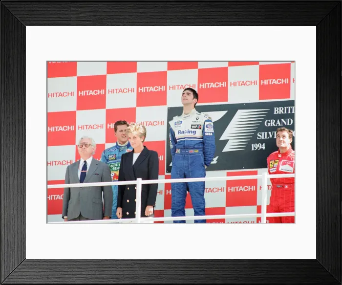 Framed Print : 1994 British Grand Prix, Silverstone, Northamptonshire, England, Sunday 10th July 1994