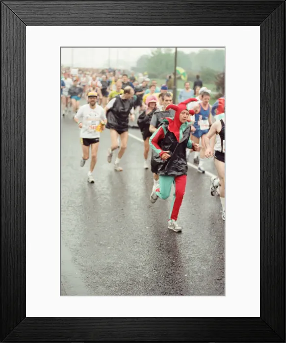 Framed Print : The London Marathon - 1990. Picture taken at the start, Greenwich Framed Print : The London Marathon - 1990. Picture taken at the start, Greenwich