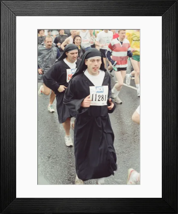 Framed Print : The London Marathon - 1990. Picture taken at the start, Greenwich Framed Print : The London Marathon - 1990. Picture taken at the start, Greenwich
