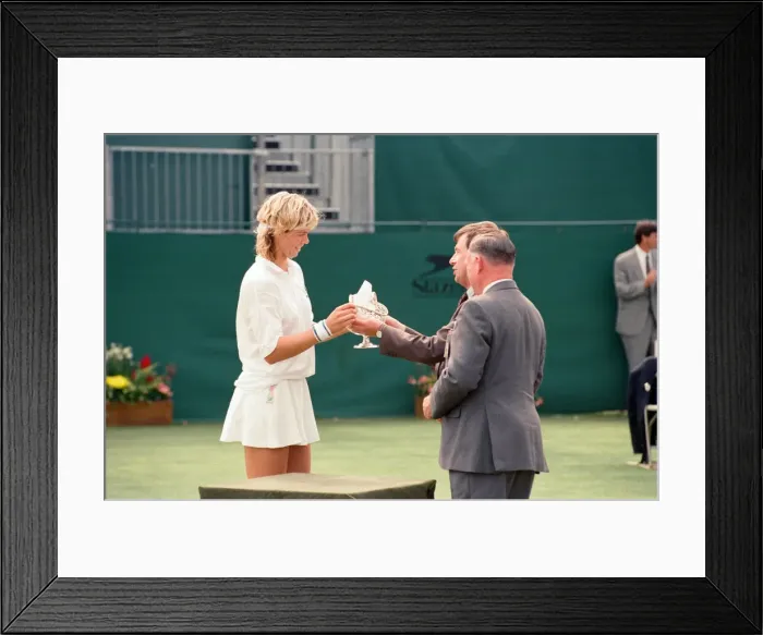 Framed Print : The final of the Dow Classic Tennis Tournament at the Edgbaston Priory Club Framed Print : The final of the Dow Classic Tennis Tournament at the Edgbaston Priory Club