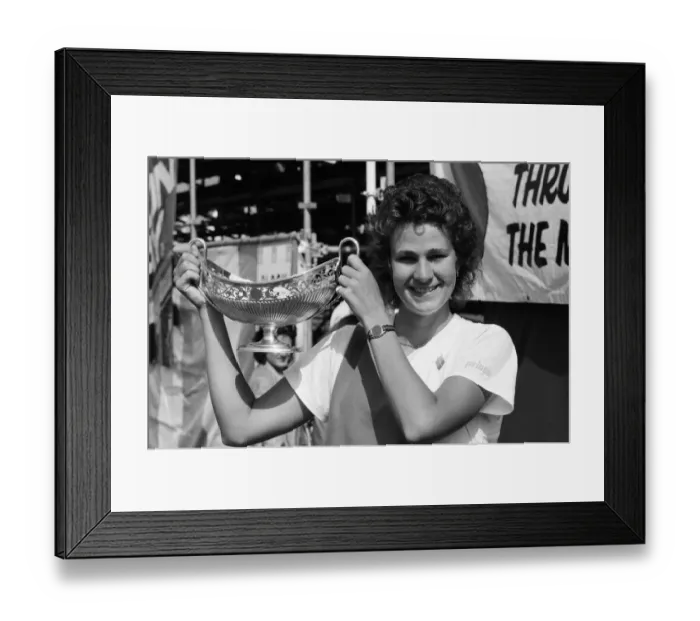 Framed Print : The 1986 Edgbaston Cup Tennis Tournament at the Edgbaston Priory Club