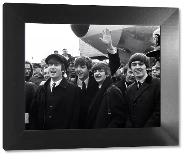 The Beatles, February 1964 John Lennon, Paul McCartney, Ringo Starr