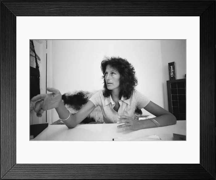 Framed Print : Germaine Greer, Author and Lecturer, at the University of Warwick Framed Print : Germaine Greer, Author and Lecturer, at the University of Warwick