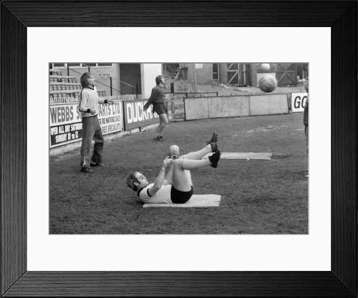 Framed Print : Elton John, just back from a tour of America, wants to be a director of Watford FC