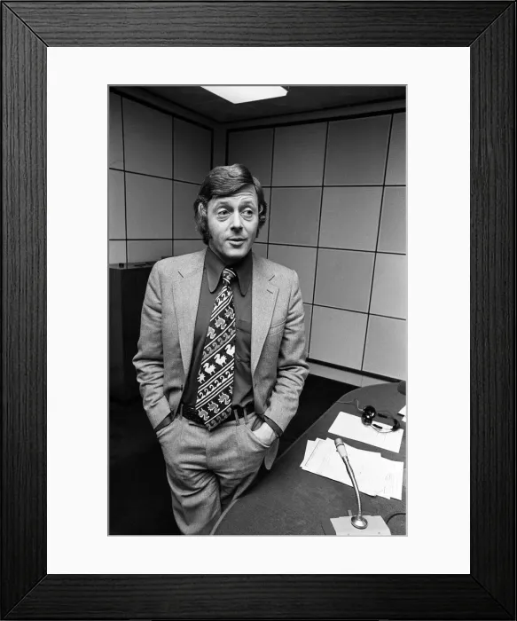Framed Print : Television personality Michael Aspel. 17th February 1973 Framed Print : Television personality Michael Aspel. 17th February 1973