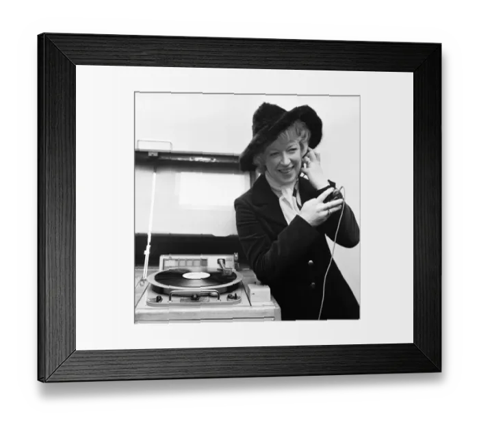 Framed Print : June Whitfield pictured at a reception at the BBC in Bush House Framed Print : June Whitfield pictured at a reception at the BBC in Bush House