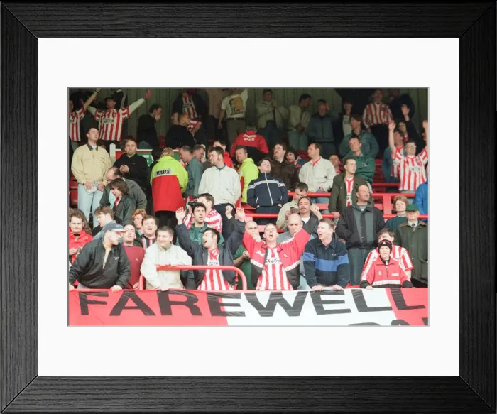 Framed Print : Sunderland 3-0 Everton, Premier league match at Roker Park Framed Print : Sunderland 3-0 Everton, Premier league match at Roker Park