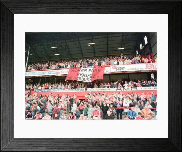 Framed Print : Sunderland 3-0 Everton, Premier league match at Roker Park