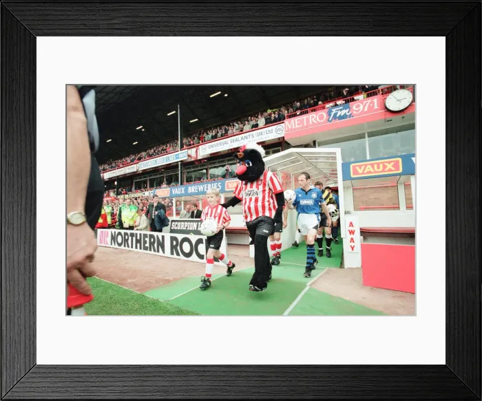 Framed Print : Sunderland 3-0 Everton, Premier league match at Roker Park Framed Print : Sunderland 3-0 Everton, Premier league match at Roker Park