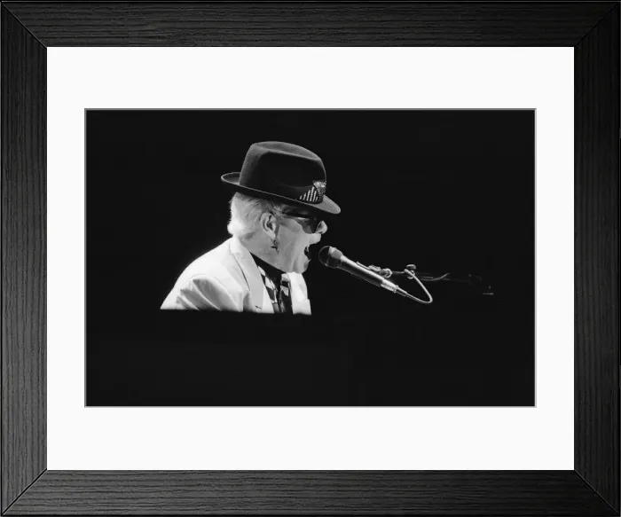 Framed Print : Elton John performing at the National Exhibition Centre, Birmingham Framed Print : Elton John performing at the National Exhibition Centre, Birmingham