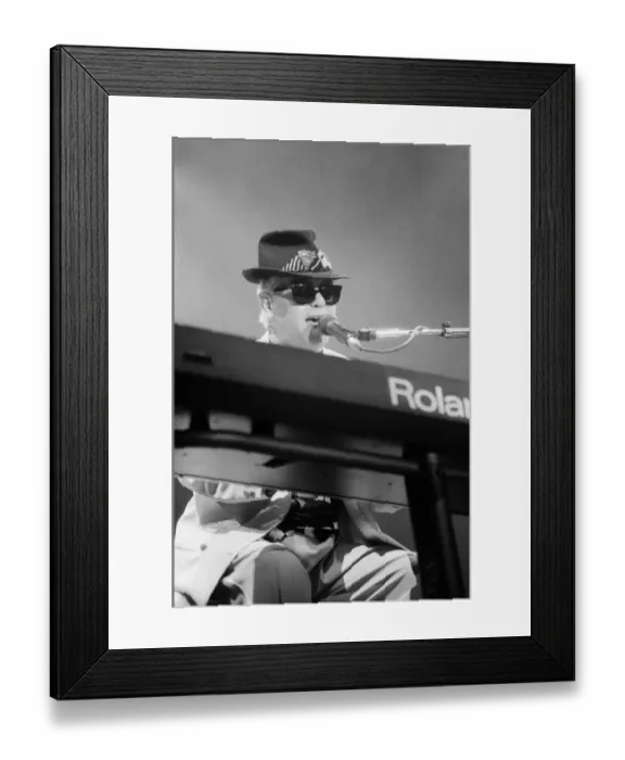 Framed Print : Elton John performing at the National Exhibition Centre, Birmingham Framed Print : Elton John performing at the National Exhibition Centre, Birmingham