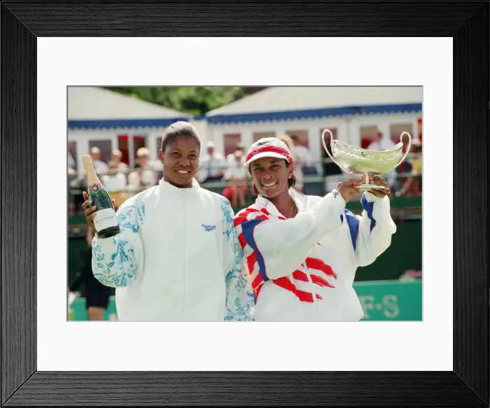 Framed Print : The final of the DFS Classic Tennis Championship at the Edgbaston Priory Framed Print : The final of the DFS Classic Tennis Championship at the Edgbaston Priory