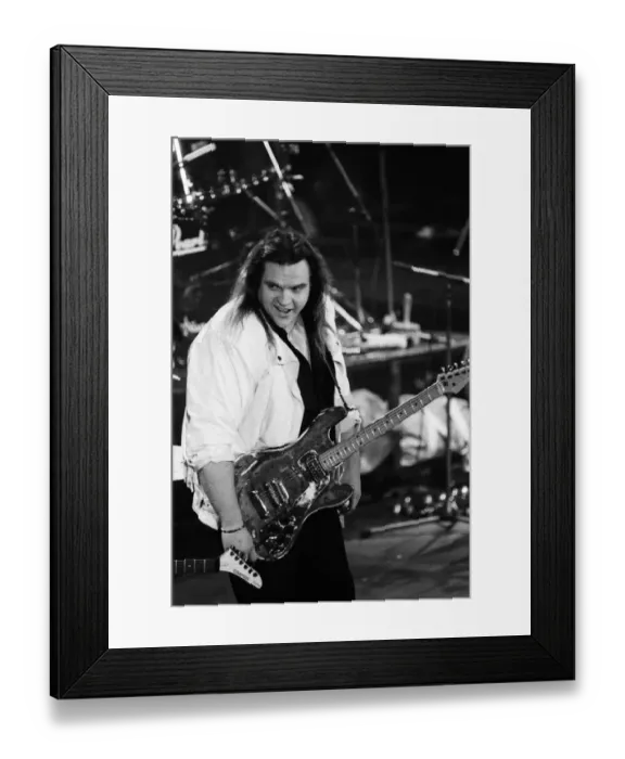 Framed Print : Meat Loaf performing at the Stand by Me: AIDS Day Benefit concert at Wembley Arena