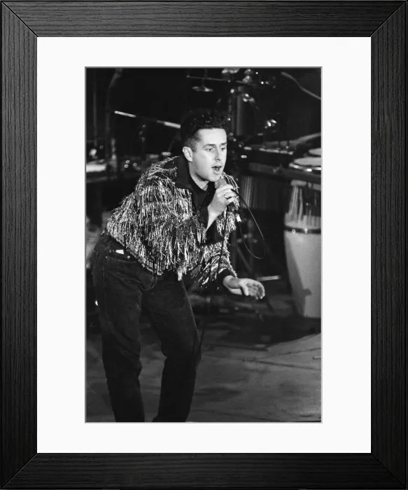 Framed Print : Holly Johnson performing at the Stand by Me: AIDS Day Benefit concert at Wembley Arena