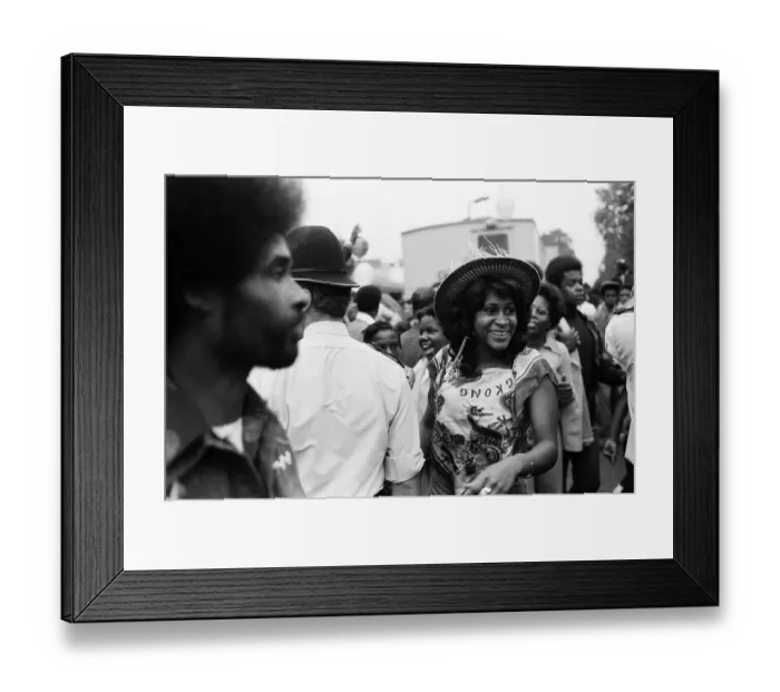 Framed Print : Atmosphere at the Notting Hill Carnival. Twenty-year-old Joanna Edward from Dominica Framed Print : Atmosphere at the Notting Hill Carnival. Twenty-year-old Joanna Edward from Dominica