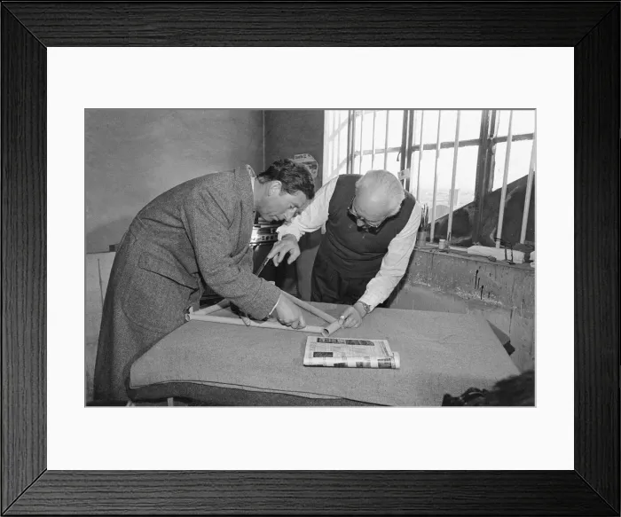 Framed Print : Prince Charles visits Jack Taylor Cycles Workshop on Church Road, Stockton, Teesside Framed Print : Prince Charles visits Jack Taylor Cycles Workshop on Church Road, Stockton, Teesside