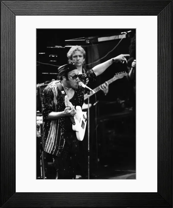 Framed Print : Bobby Womack performing at the Stand by Me: AIDS Day Benefit concert at Wembley Arena Framed Print : Bobby Womack performing at the Stand by Me: AIDS Day Benefit concert at Wembley Arena