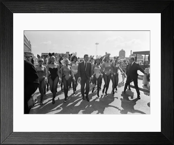 Framed Print : Hugh Hefner, the 40 year old Editor Publisher of Playboy Magazine Framed Print : Hugh Hefner, the 40 year old Editor Publisher of Playboy Magazine
