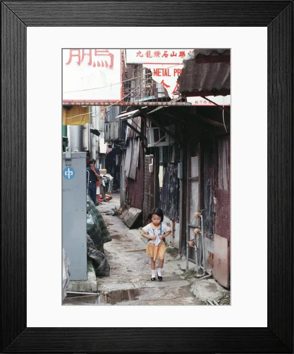Framed Print : Feature on Hong Kong as former Conservative politician Chris Patten