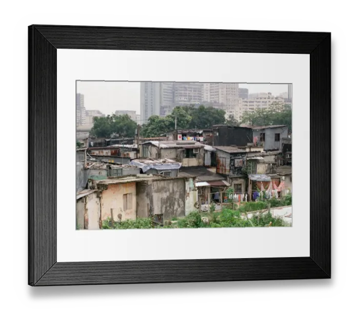 Framed Print : Feature on Hong Kong as former Conservative politician Chris Patten