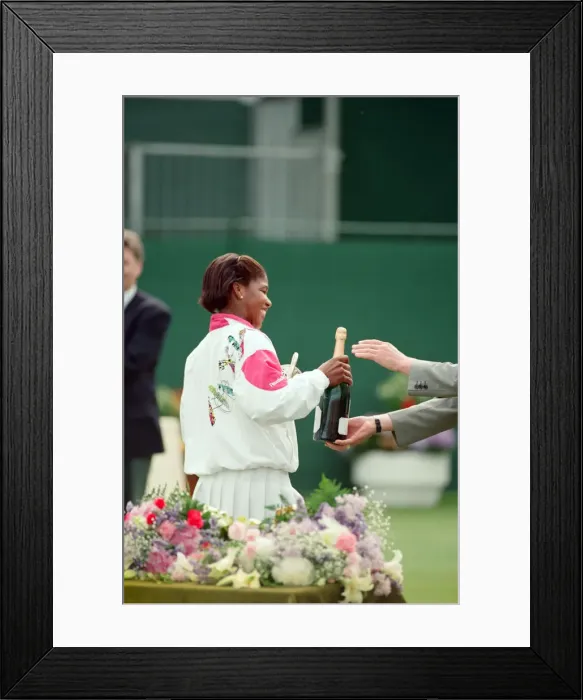 Framed Print : The finals of the DFS Classic at Edgbaston Priory. United States Lori McNeil defeated