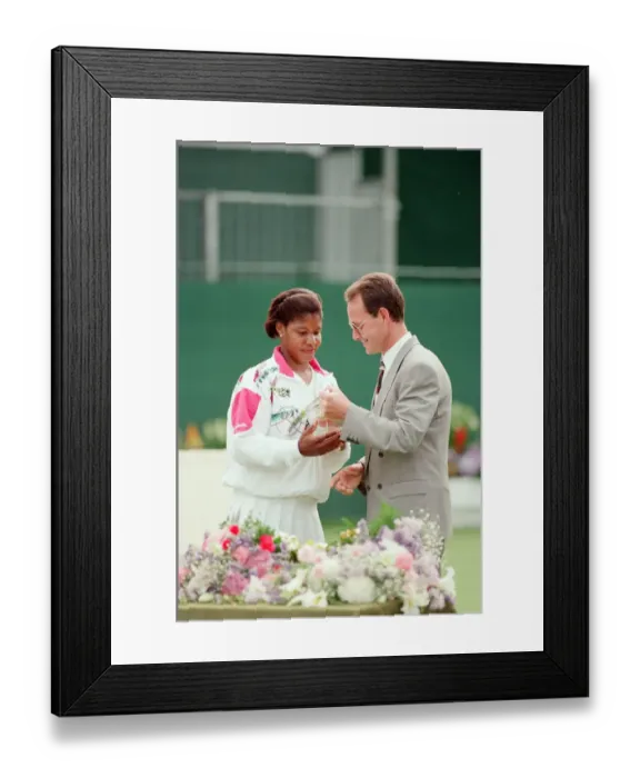 Framed Print : The finals of the DFS Classic at Edgbaston Priory. United States Lori McNeil defeated Framed Print : The finals of the DFS Classic at Edgbaston Priory. United States Lori McNeil defeated