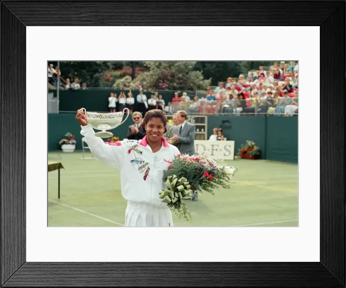 Framed Print : The finals of the DFS Classic at Edgbaston Priory. United States Lori McNeil defeated Framed Print : The finals of the DFS Classic at Edgbaston Priory. United States Lori McNeil defeated