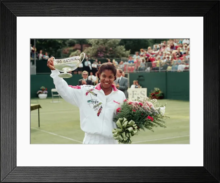 Framed Print : The finals of the DFS Classic at Edgbaston Priory. United States Lori McNeil defeated Framed Print : The finals of the DFS Classic at Edgbaston Priory. United States Lori McNeil defeated