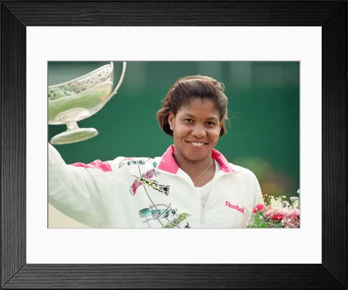 Framed Print : The finals of the DFS Classic at Edgbaston Priory. United States Lori McNeil defeated Framed Print : The finals of the DFS Classic at Edgbaston Priory. United States Lori McNeil defeated