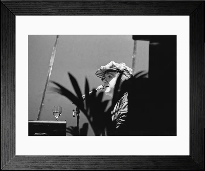 Framed Print : Elton John in concert at Birmingham Hippodrome. 21st April 1979 Framed Print : Elton John in concert at Birmingham Hippodrome. 21st April 1979