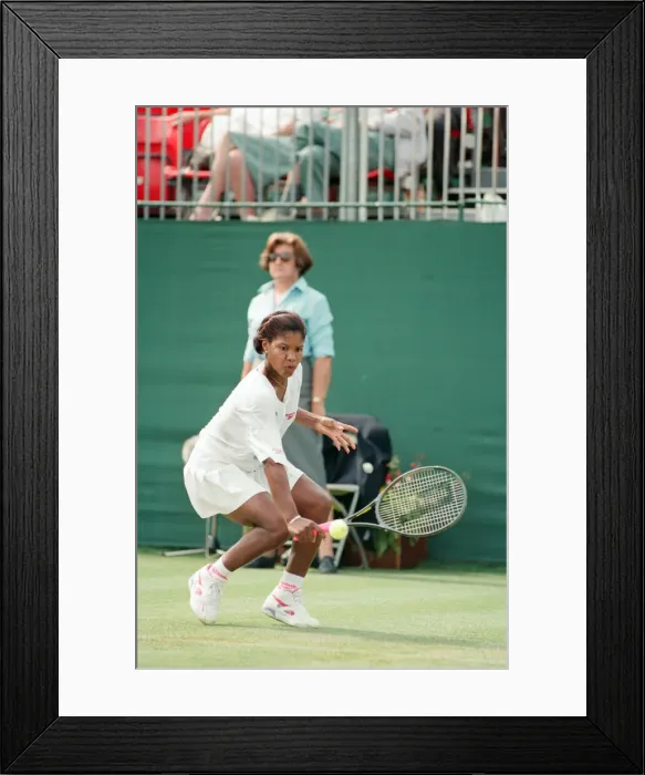 Framed Print : The finals of the DFS Classic at Edgbaston Priory. United States Lori McNeil (pictured