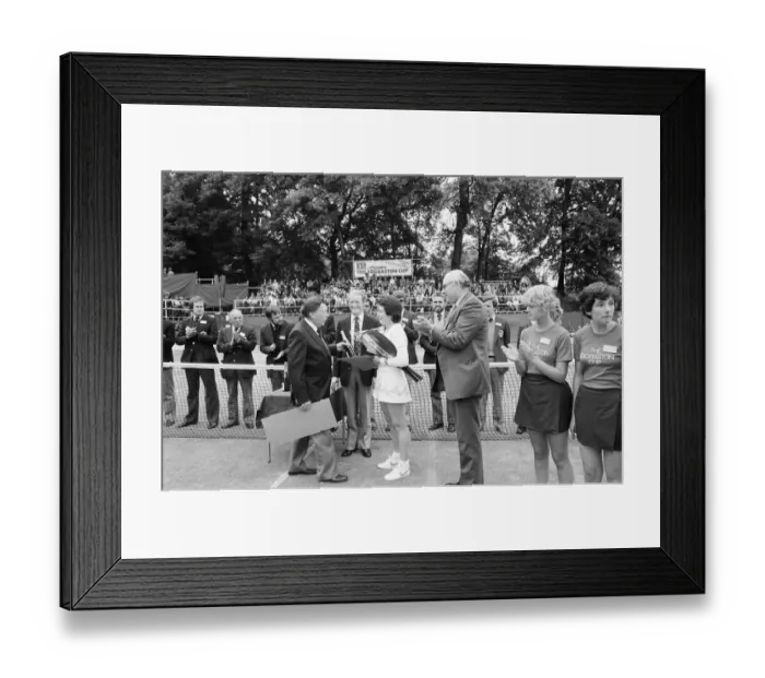 Framed Print : 1982 Edgbaston Cup, inaugural event at the Edgbaston Priory Club in Birmingham, England