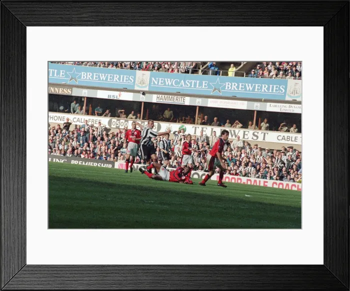 Framed Print : Newcastle United v Nottingham Forest, final score 5-0 to Newcastle United. Premier League Framed Print : Newcastle United v Nottingham Forest, final score 5-0 to Newcastle United. Premier League