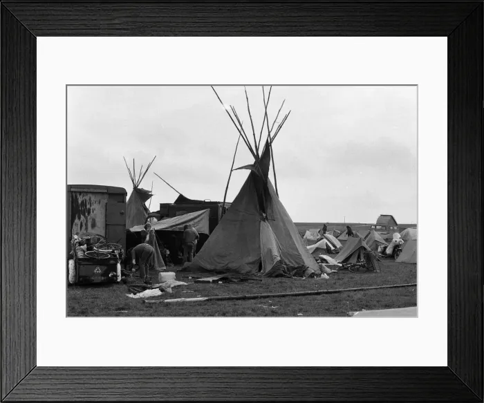 Framed Print : The Seasalter Pop Festival, Kent. 28th August 1976 Framed Print : The Seasalter Pop Festival, Kent. 28th August 1976