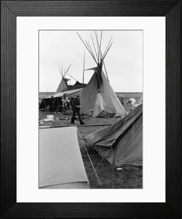 Framed Print : The Seasalter Pop Festival, Kent. 28th August 1976 Framed Print : The Seasalter Pop Festival, Kent. 28th August 1976
