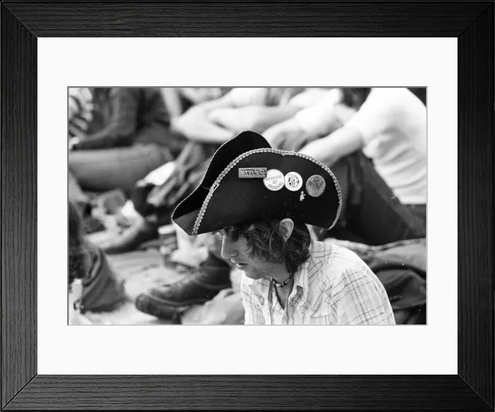 Framed Print : The Reading Festival held at Little Johns Farm. 28th August 1976 Framed Print : The Reading Festival held at Little Johns Farm. 28th August 1976