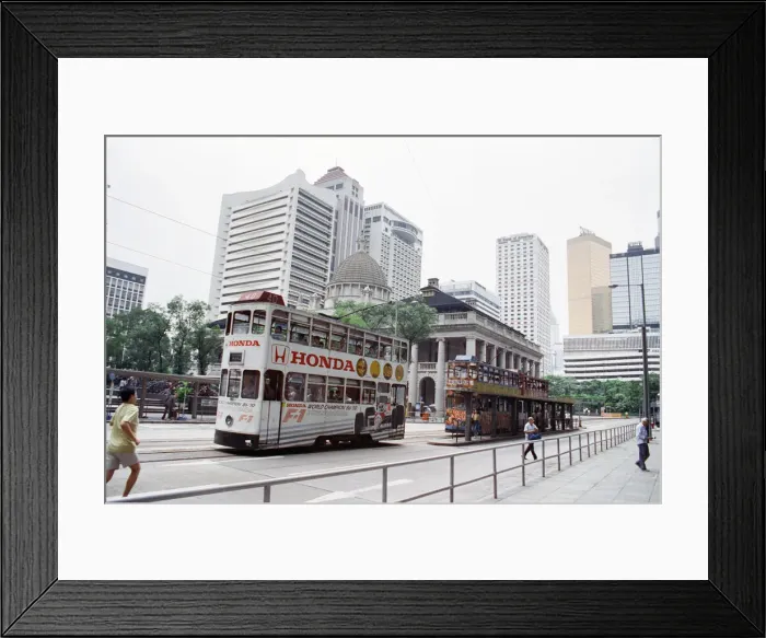 Framed Print : Feature on Hong Kong as former Conservative politician Chris Patten Framed Print : Feature on Hong Kong as former Conservative politician Chris Patten