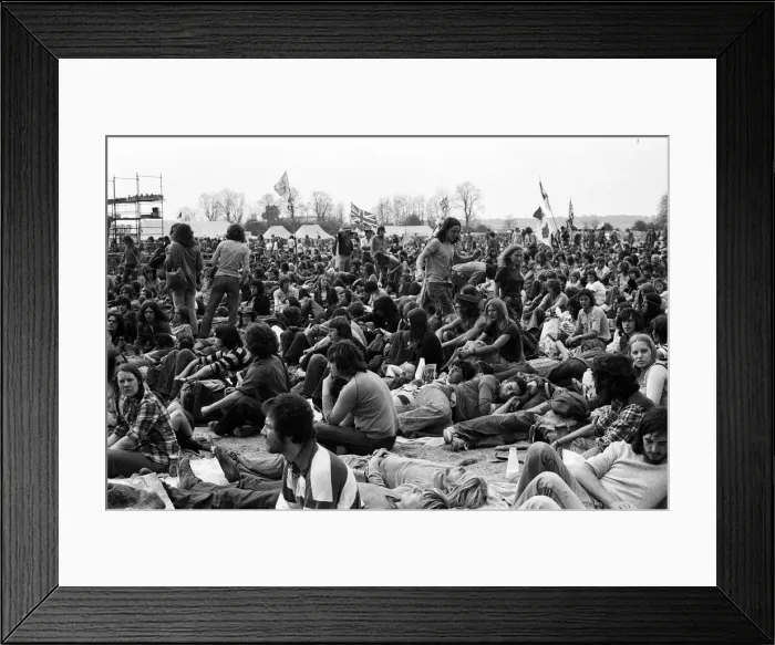 Framed Print : The Seasalter Pop Festival, Kent. 28th August 1976 Framed Print : The Seasalter Pop Festival, Kent. 28th August 1976