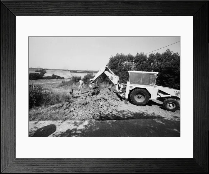 Framed Print : The Seasalter Pop Festival, Kent. 28th August 1976