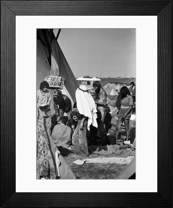 Framed Print : The Seasalter Pop Festival, Kent. 28th August 1976 Framed Print : The Seasalter Pop Festival, Kent. 28th August 1976