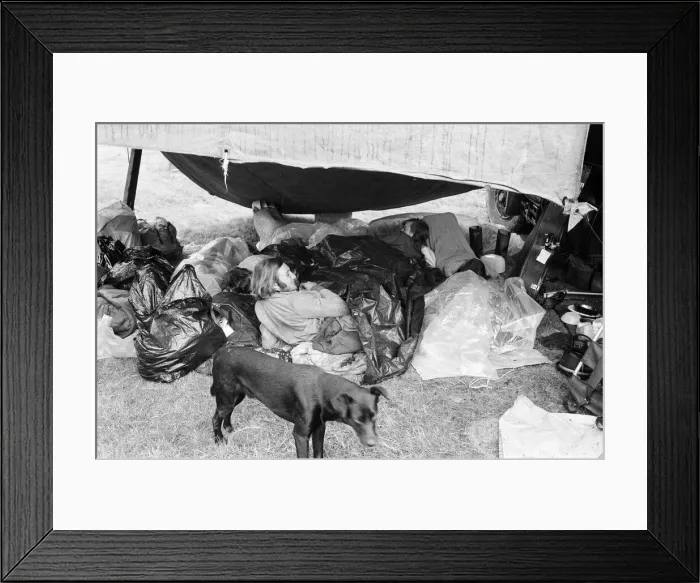 Framed Print : The Seasalter Pop Festival, Kent. 28th August 1976 Framed Print : The Seasalter Pop Festival, Kent. 28th August 1976