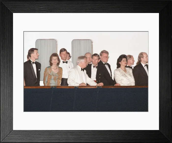 Framed Print : Chris Patten, the 28th and last Governor of Hong Kong, prepares for the official handover Framed Print : Chris Patten, the 28th and last Governor of Hong Kong, prepares for the official handover