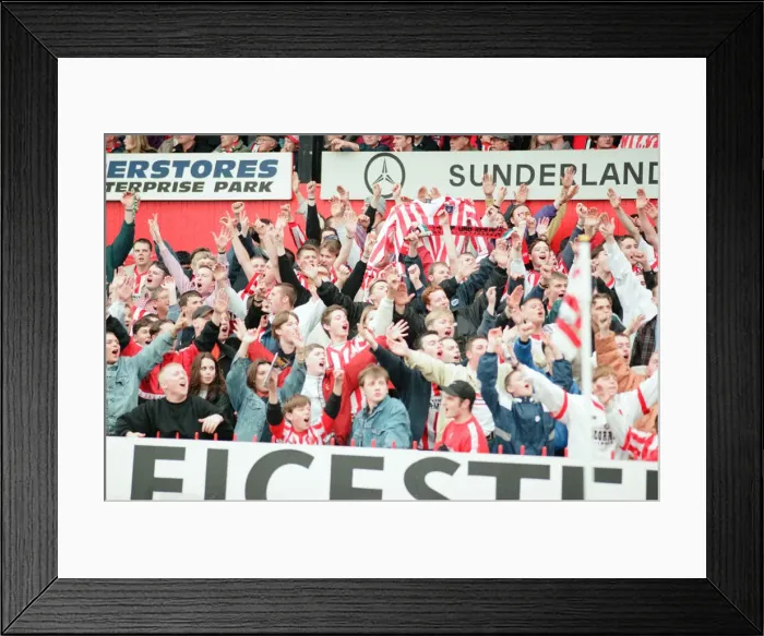 Framed Print : Sunderland 3-0 Everton, Premier league match at Roker Park