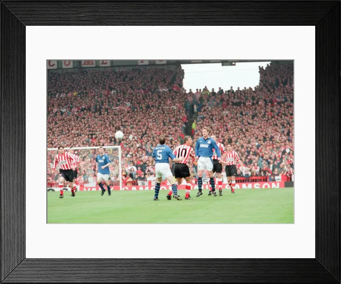 Framed Print : Sunderland 3-0 Everton, Premier league match at Roker Park