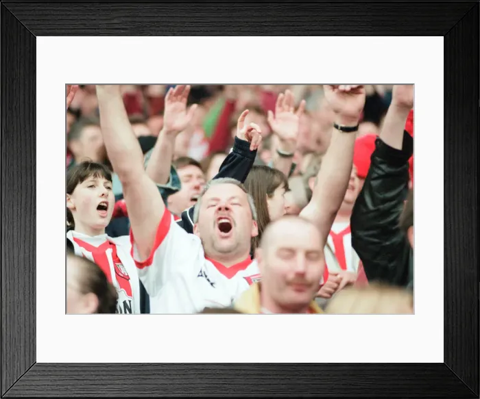 Framed Print : Sunderland 3-0 Everton, Premier league match at Roker Park Framed Print : Sunderland 3-0 Everton, Premier league match at Roker Park